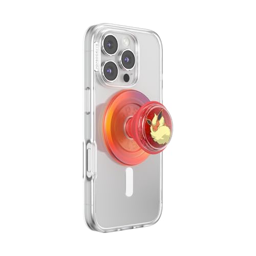 Image of PopSockets Phone Grip for MagSafe, Magnetic Holder, Phone Stand, Pokemon - Sleepy Flareon