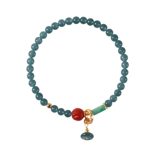 Bracelet jadéite en argent, cadeau idéal pour petite amie en agate