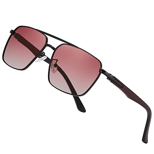 Image of Sunglasses for Men Women Trendy Polarized Sunglasses UV400 Fashion SunGlasses Aviator Sunglasses for Driving Fishing