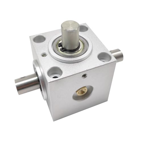 Image of 1:1 Right Angle Tapered Bevel Gearbox 1.5 Module 20 Teeth 90 Angle Drive Steering Gear Device Simple Mechanical DIY Module with 15mm Shaft