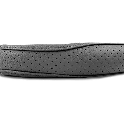 Image of CARMATE Car Steering Cover Super Grip 112 Compatible with Toyota Urban Cruiser - Medium Grey