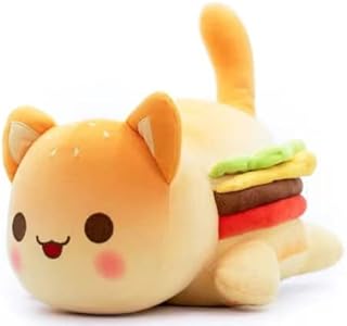 Aphmau Meemeow Cat Plush - Cute Food Cat Stuffed Animal Plushies Pillow - Soft Skin-Friendly Doll Toy Gift Collectible