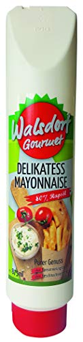 Walsdorf Gourmet Delikatess-Mayonnaise - Mayo - Salatsauce - Pommessauce - mit 80 % Rapsöl - 875 ml Tube Cover