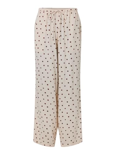 Pantalon Pcpia LW Tie Pieces femme fluide léger style smart casual en tissu WVN