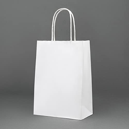 DECHISY Geschenktüten-Set – 12 Stück, Weiß, Ideal Für Kleine Geschenke, Cupcakes & Aufmerksamkeiten