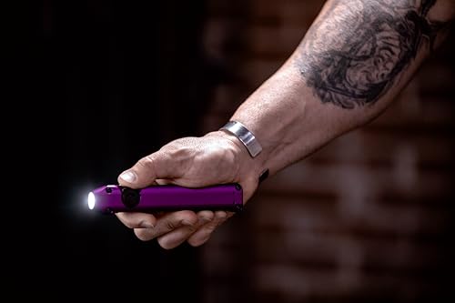 Image of Streamlight 88818 Wedge 1,000-Lumen Max 300-Lumen Standard 1,200-Candela Flat Everyday Carry Flashlight, Includes USB-C Cable and Lanyard, Purple
