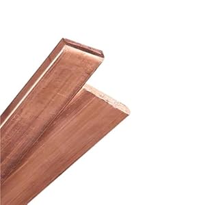 OJIJO Kupfer Flachstange, 1 Stück, 1mm dick