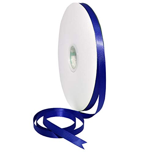 Ruban de satin double face Cobalt parfait pour vos décorations de table