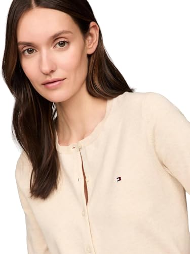 Image of TOMMY HILFIGER Women's Solid Cardigan Sweater with Regular Buttons Collection 2025