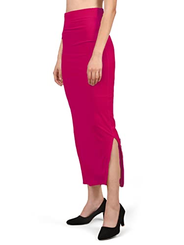 Mehrang Stretchable Saree Shapewear Petticoat for Women, Cotton Blended,Petticoat,Skirts for Women,Shape Wear Dress for Saree