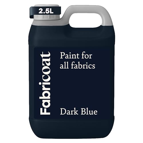 Image of Fabricoat Fabric Paint & Upholstery Dye, Dark Blue, Flexible Finish