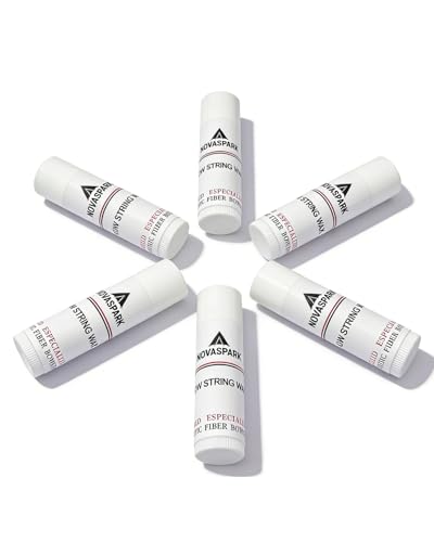 NOVASPARK 6pcs Archery Bowstring Wax Stick - Easy ApplyTube - Odorless & Waterproof String Conditioner forCrossbow/recurve Bow/Compound Bow (NovaWax-0.4oz