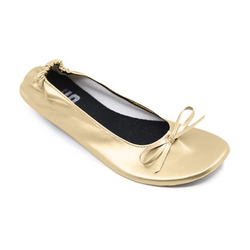 Image of Silky Toes Foldable Flat Shoes for Women | Portable Ballet Flats for Weddings, Parties, Events, Travel |Comfortable Cushioned