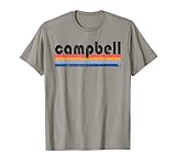 Vintage 80s Style Campbell CA T-Shirt T-Shirt