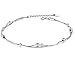 Produktbild Dorosé Fußkettchen Silber 925 Damen Schmuck Fußkette mit Kugel Geschenk für Damen 26 cm