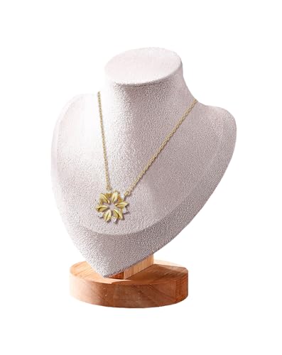 Elegante ed elegante: il busto beige per collana è unico e innovativo, squisito e compatto. sembra elegante e robusto. Se lo metti in camera da letto, sarà una bella decorazione per la stanza sul comodino, o renderà la tua cabina armadio molto più lussuosa