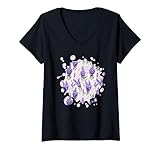 Photo Gallery cute lavender inspired flower plant lover gardener women maglietta con collo a v Photo Gallery cute lavender inspired flower plant lover gardener women maglietta con collo a v