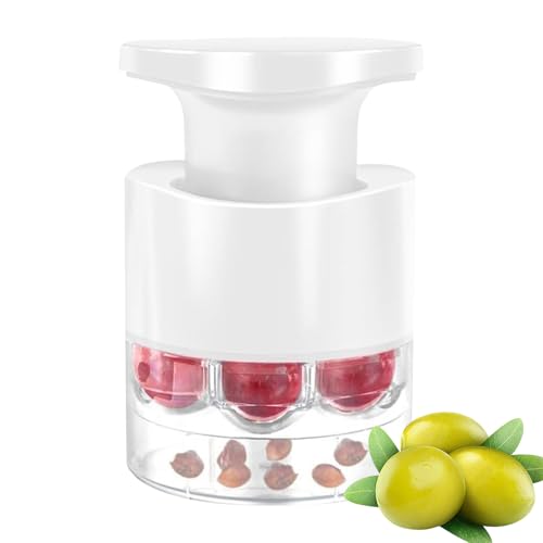 Deshuesador para cerezas multifuncional – Extractor de avellano de 7 agujeros para cerezas | Deshuesador portátil, utensilios de cocina ahorro para preparar dátiles, espino y otros
