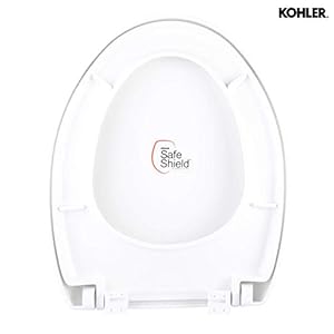 Kohler Patio/Atila 10614IN-0 Quiet-Close Plastic Toilet Seat And Cover (White)
