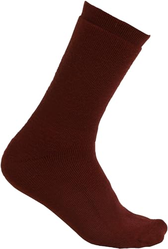 Chaussettes Merino Woolpower 400 en laine mérinos supérieure rouge