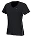 Champion Women's Powertrain Tee, Black/Medium Gray, Small