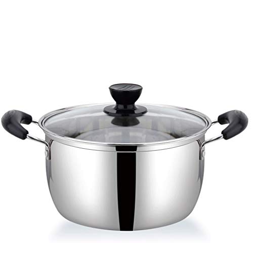 Batterie de cuisine en acier inoxydable durable avec marmite de 18 cm