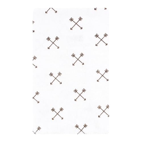Image of Hudson Baby Unisex Baby Cotton Flannel Burp Cloths 10-Pack, Modern Lion, One Size