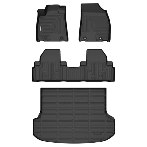 GINOWY-Floor Mats & Cargo Line for 2010-2015 RX RX350 RX450h All Weather Car Floor Mat RX350 RX450h Floor Liners RX Cargo Mat Rubber Mats Trunk Mat for Lexus RX