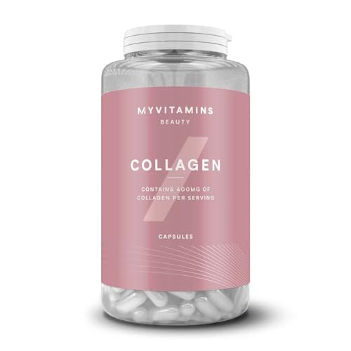 Myprotein Collagen Capsules Hydrolyzed Collagen Peptides 400mg Bovine Collagen per Capsule Joint Skin & Hair Support Collagen Supplements for Women & Men 90 Capsules (3 Month Supply)