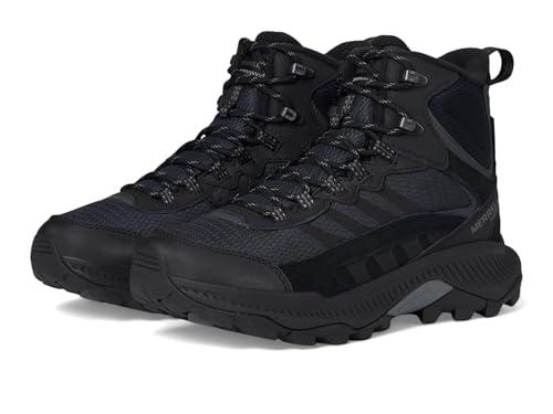 Merrell Women's Speed Strike 2 Thermo Mid Waterproof Boot, Black, 8.0