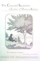 THE CONCORD SAUNTERER New Series Vol. 16 2008: A Journal of Thoreau Studies B005ZFX3PE Book Cover