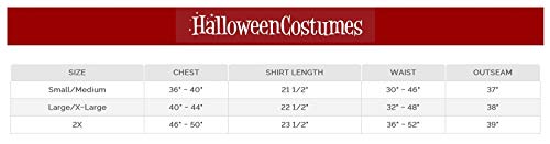 Fun Costumes KIS7202 Authentic Men'S Kiss Paul Stanley Costume Starchild Adult Costume Small/Medium Black thumb #2