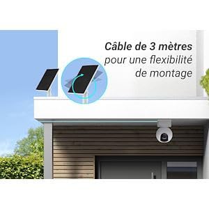 Cs-Hb8/Sp Caméra De Surveillance Batterie Pt avec Panneau Solaire Hb8 Pro 4K Kit