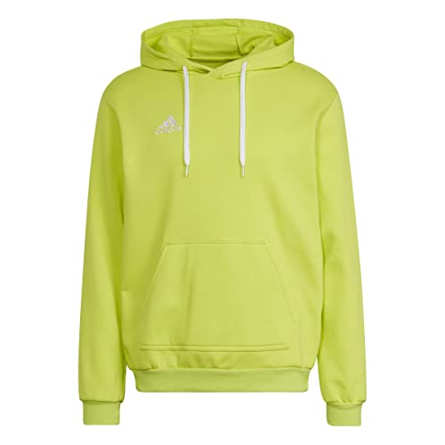adidas Herren Entrada 22 Sweat Hoodie, Team Semi Sol Yellow, S Tall
