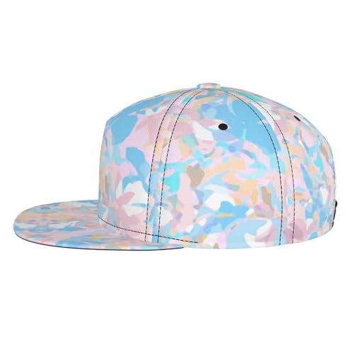 Gorgeous Camouflage Pattern Fashion Flat Brim Baseball Cap â€“ Stylish Unisex Cap with All-Over Print Design â€“ Breathable Lightweight Hat for Daily Wear, Outdoor Activities, and Travel3