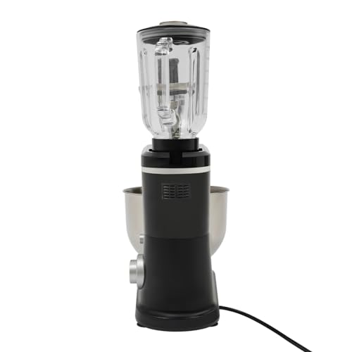 Fleischwolf Knetmaschine Küchenmaschine Standmixer Multifunktionsmixer Freistehend 6L 3 in 1 Rührmaschine Schwarz für Smoothies Pizza Brot 7 Fleischwolf Knetmaschine Küchenmaschine Standmixer Multifunktionsmixer Freistehend 6L 3 in 1 Rührmaschine Schwarz für Smoothies Pizza Brot