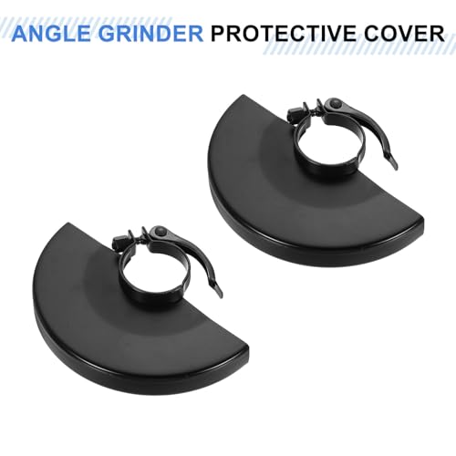 Protection de meuleuse d'angle réglable en métal 160 mm sourcing map x2