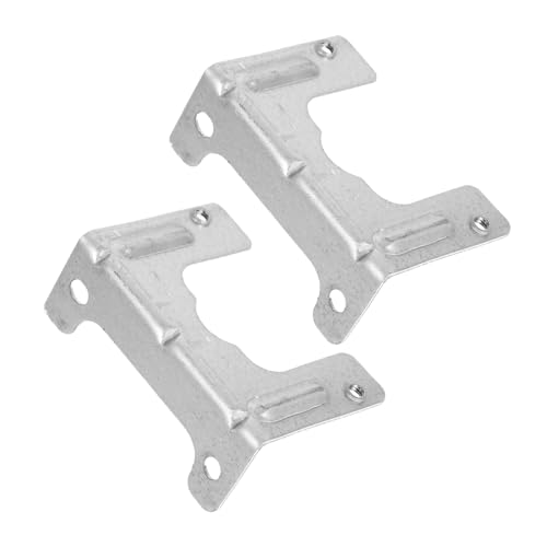 JECOMPRIS 2piezas Soporte De Motor De Ventilador Placa De Hierro Resistente Para Montaje Seguro Accesorios De Ventilador Para Instalación Pared o Techo Compatible Ventiladores De Suelo y Fij