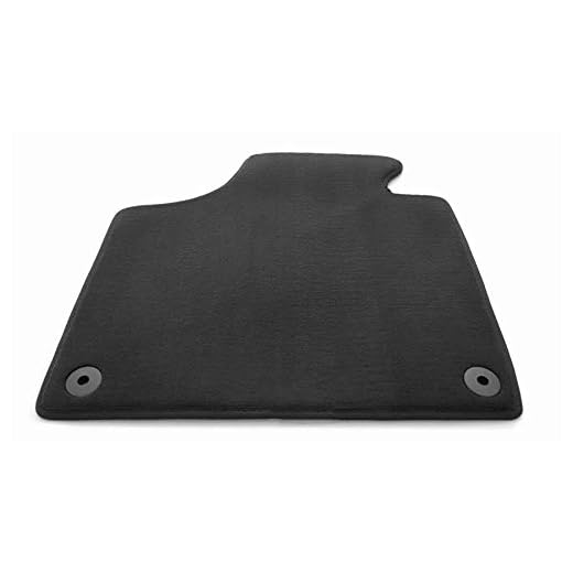 KH piezas Felpudo y ante de Auto para Original Calidad Plástico Alfombrilla 1 piezas conductores Negro