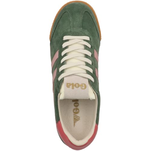 Image of Gola Women's Elan Glitz Suede Sneakers