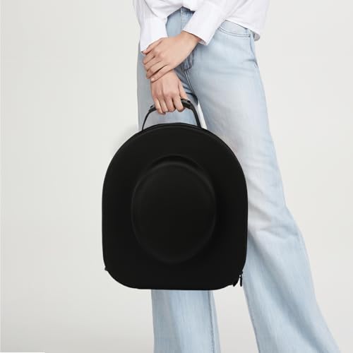 Cowboy Hat Box for Travel, Crush Proof Western Hat Holder Storage4
