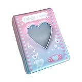 【Mini álbum de fotos】 portada cuenta con un bolsillo transparente que permite insertar tus tarjetas fotográficas o imágenes favoritas para darle .