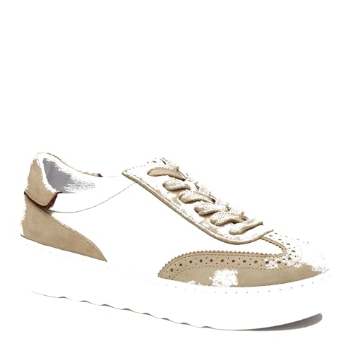 Baskets Cammie Johnston & Murphy à lacets et bout en T pour femme en cuir