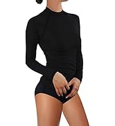 ALLEZ Women's UPF50+Rash Guard Long Sleeve UV Sun Protection Shirt Quick Dry Swim Outdoor Shirt f...