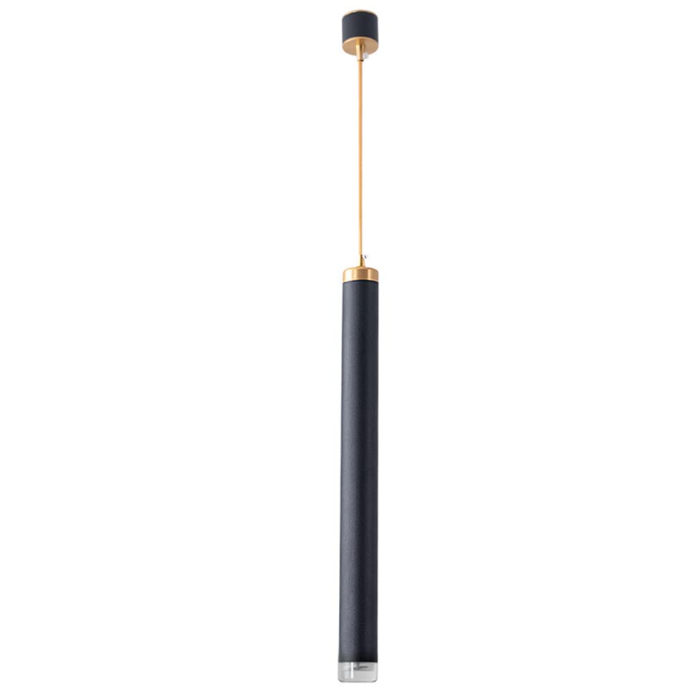 Lampe tube suspendu LED moderne idéale au-dessus de l'îlot de cuisine ou de la table basse
