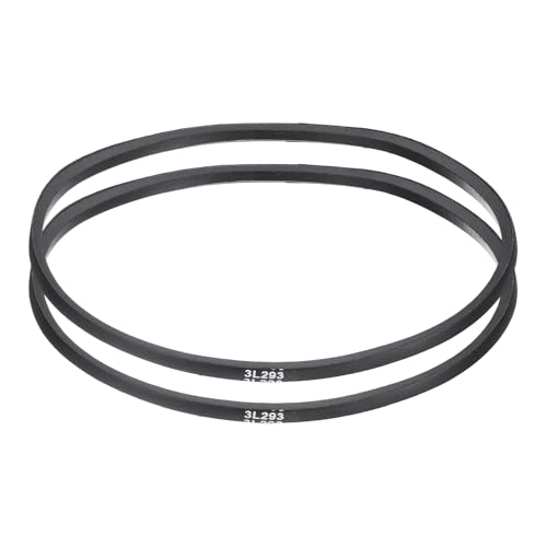 uxcell 2 Pcs 3L310 Classic Wrapped Rubber V-Belt, 31"(787mm) Outside Circumference, 3L Profile V Belt 3/8" Width 7/32" Height
