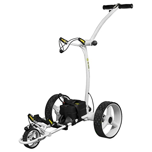 BAT-CADDY ELECTRIC GOLF CADDY X4R Advanced Lithium Battery Powered Golf Push Cart w/Remote, Dual Motor, 9-Speeds and Reverse, Cruise Control, Anti-Tip Wheel, and Downhill Control, Arctic White -  X4RWWXXL2X