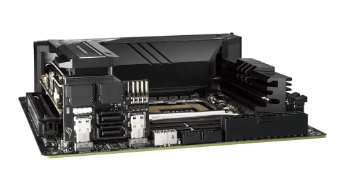 ROG Strix Z690-I Gaming WiFi Scheda Madre Gaming, Mini-ITX, Intel Z690, LGA1700, DDR5, PCI 5.0, WiFi 6E(802.11ax), Intel 2.5 Gb LAN, ROG SupremeFX 7.1, 2xM.2, 4xSATA 6GB/s, Aura Sync RGB, Nero - Scheda madre - Immagine 9