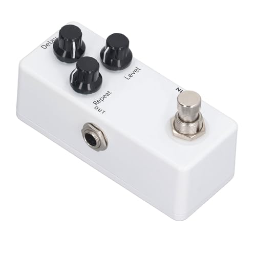 Electric Guitar Pedal, Replacement DC 9V 3 Knob Guitar Delay Pedal Easy to Operate for Practice for Beginners,stompbox