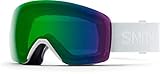 SMITH (SMIZD) Skyline Skibrille mit Chroma Pop, White Vapor 19, Mittelgroße Passform